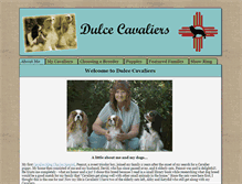 Tablet Screenshot of dulcecavaliers.com